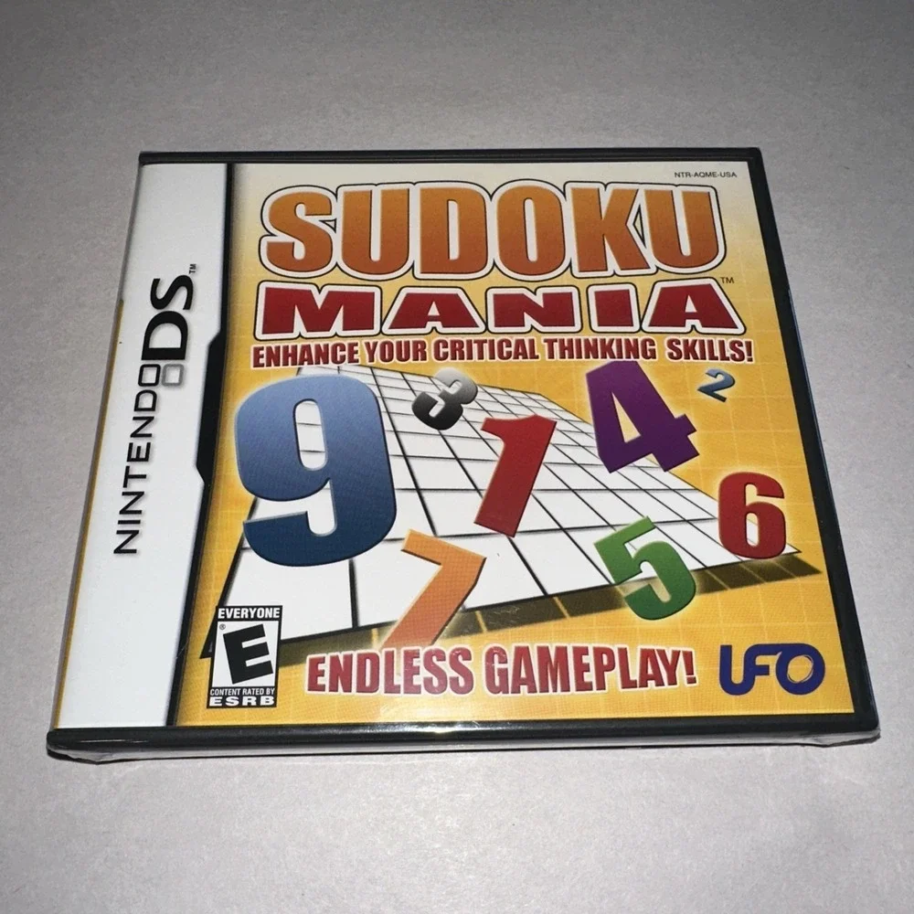 Sudoku Mania (Nintendo DS, 2006) Brand New Factory Sealed